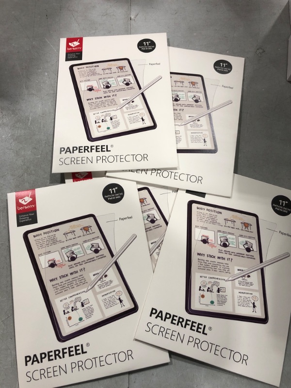 Photo 1 of PAPER FEEL SCREEN PROTECTORS 5 PACKS 