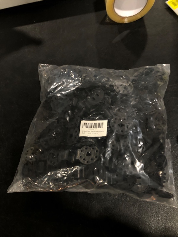 Photo 1 of 100 Pieces of Black Shade Cloth Clips, Sunshade Netting Fixing Clips, Reusable Sunshade Cloth Clips,Round Plastic Sunshade Clips, Anti-Bird Netting, Sunshade Net and Garden Netting Accessories
