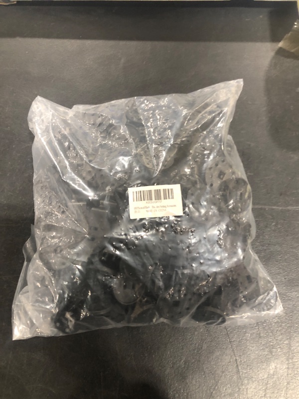 Photo 1 of 100 Pieces of Black Shade Cloth Clips, Sunshade Netting Fixing Clips, Reusable Sunshade Cloth Clips,Round Plastic Sunshade Clips, Anti-Bird Netting, Sunshade Net and Garden Netting Accessories