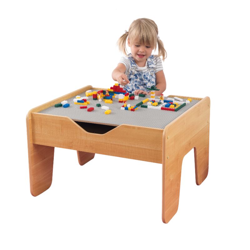 Photo 1 of 17506 3.25 X 23.5 X 28.5 in. Activity Play Table - Gray & Natural
