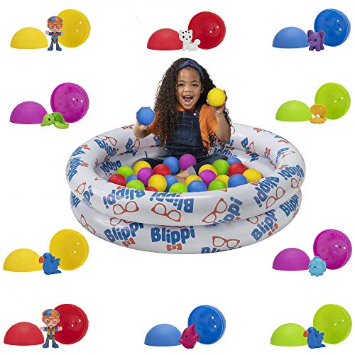 Photo 1 of Blippi Ball Pit Mystery Adventure, Featuring Portable Indoor / Outdoor Inflatable Ball Pit, 35 Plastic Balls, 10 Surprise Balls with 10 Accessories -
