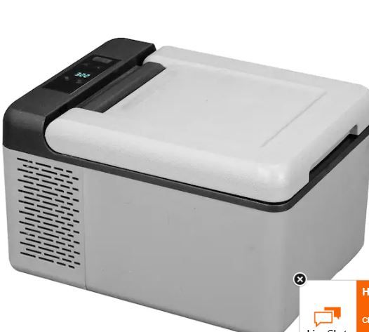 Photo 4 of 0.32 cu. ft. Outdoor Refrigerator Portable Mini Freezer -4°~68° Car Compressor Fridge Cooler with APP Control in Gray
