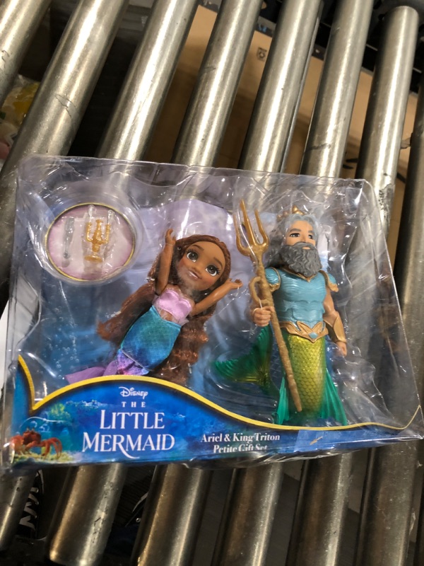 Photo 2 of Disney Princess the Little Mermaid Live Action Petite Ariel & Triton Set
