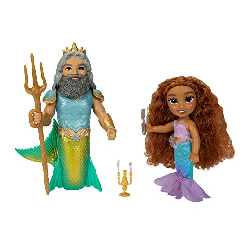 Photo 1 of Disney Princess the Little Mermaid Live Action Petite Ariel & Triton Set
