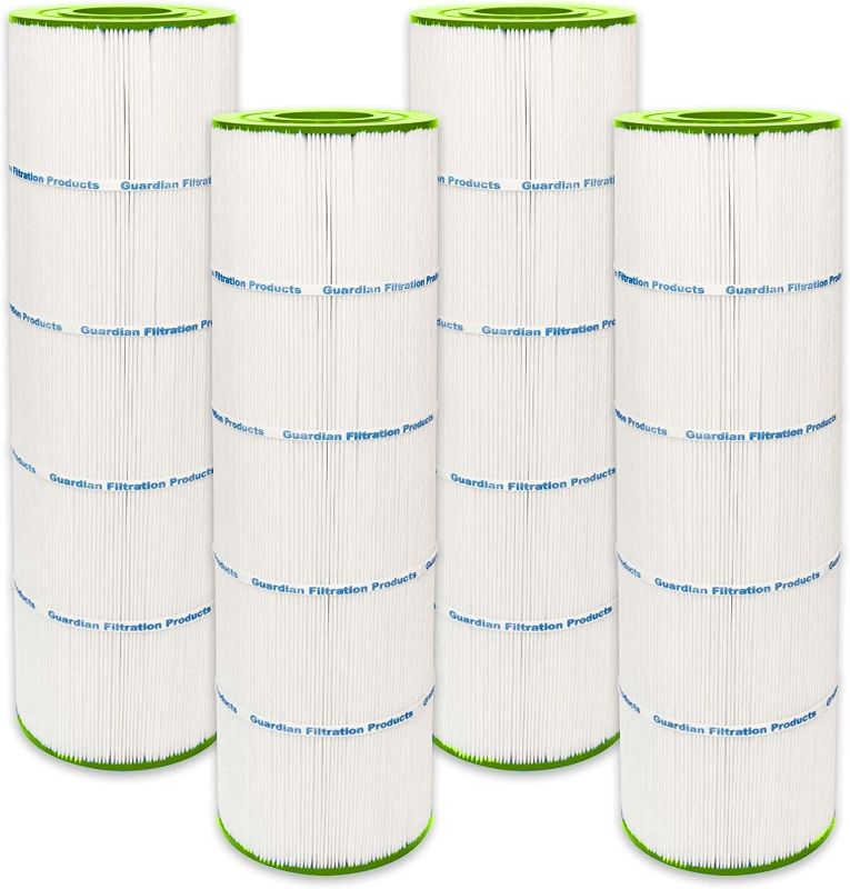 Photo 1 of 4 Pack Guardian Pool Spa Filter Replaces Hayward CX481XREPAK4 225 Square Feet Cartridge Elements for Hayward C2030 SwimClear In-Ground Cartridge Filters Pleatco PA56L 17 3/8'' Length 1. Standard White 4 Pack