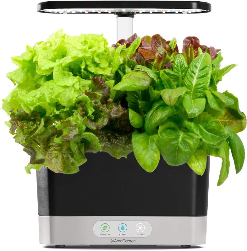 Photo 1 of AeroGarden Harvest - With Heirloom Salad Greens Pod Kit (6-Pod) 