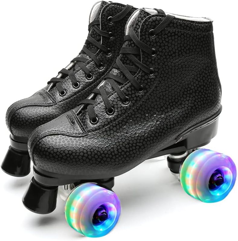 Photo 1 of [Size 7.5] Women's Quad Roller Skates Indoor Outdoor Speed Skate