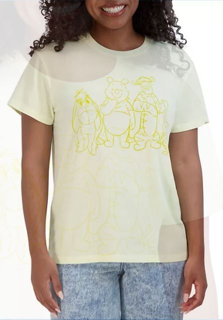 Photo 1 of [Size XL] Disney Winnie the Pooh Women's Soft Short Sleeve Graphic Print T-Shirt
