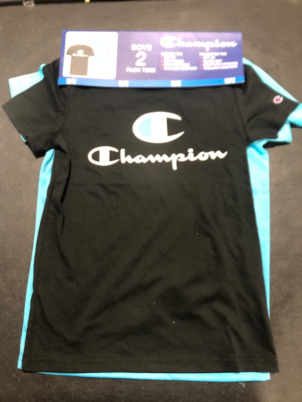 Photo 1 of [Size Kids 10/12] 2 Pack of Champion Tees- Blue and Black