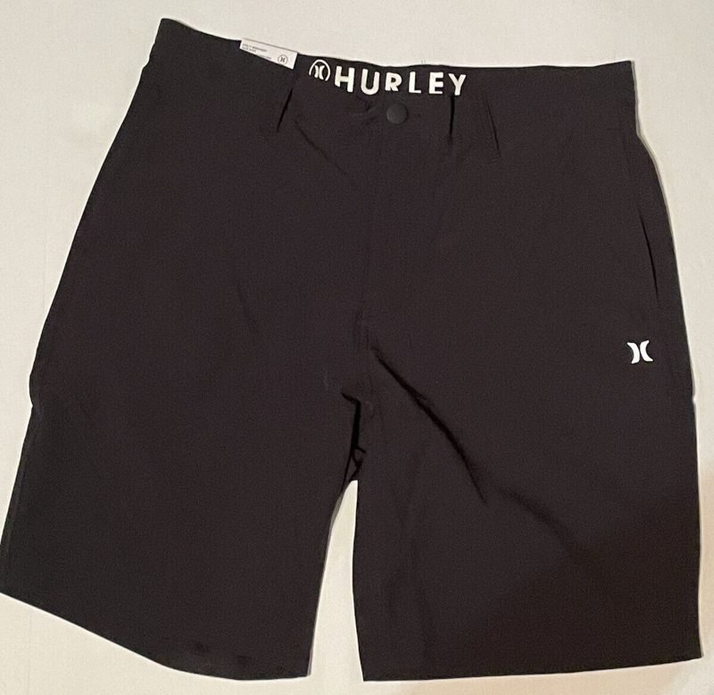 Photo 1 of [Size 34] Men’s NWT Black Hurley All Day Hybrid Short 20” Length Quick Dry Reflective 34
