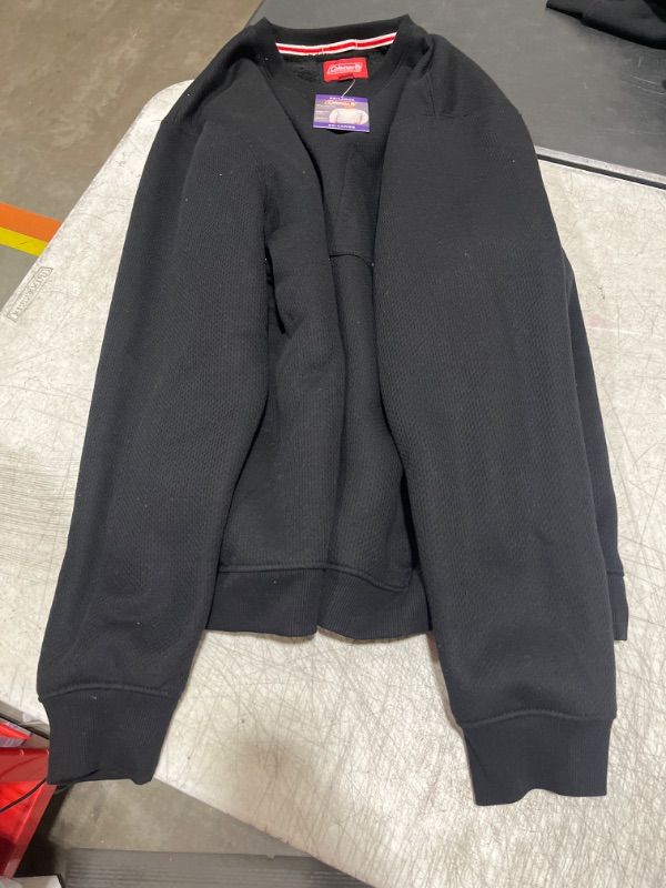 Photo 1 of Coleman Men's Sherpa Lined Long Sleeve Crew - size xx-large
