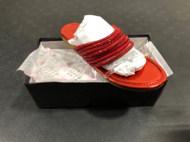Photo 1 of Cape Robbin Candyfloss Women's Clear Slip On High Heels, Transparent Rhinestone Square Toe Heels for Women SIZE 7.5