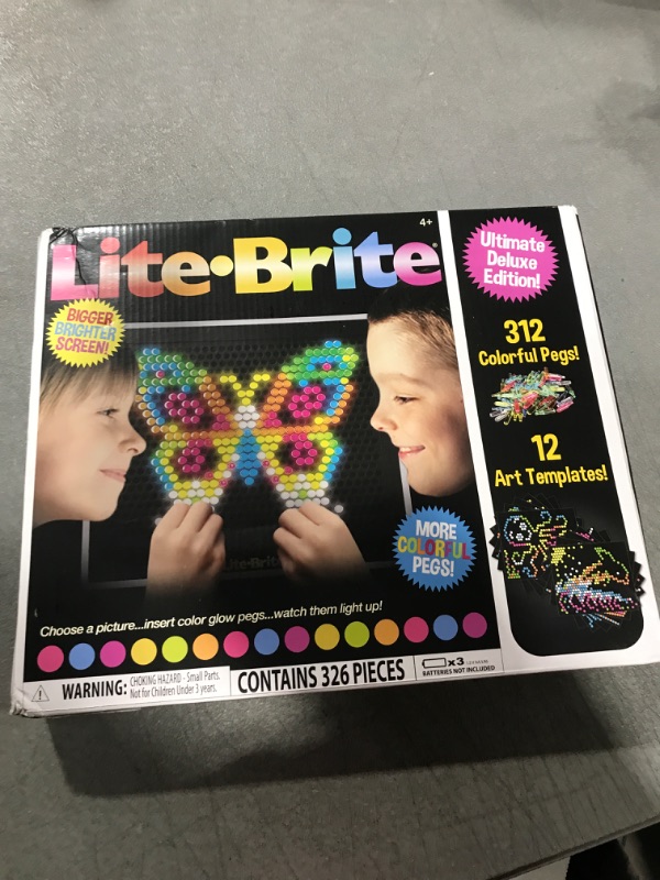 Photo 1 of Lite Brite Magic Screen Light Bright Bonus Set, Multicolor (SG_B07J245JCC_US)