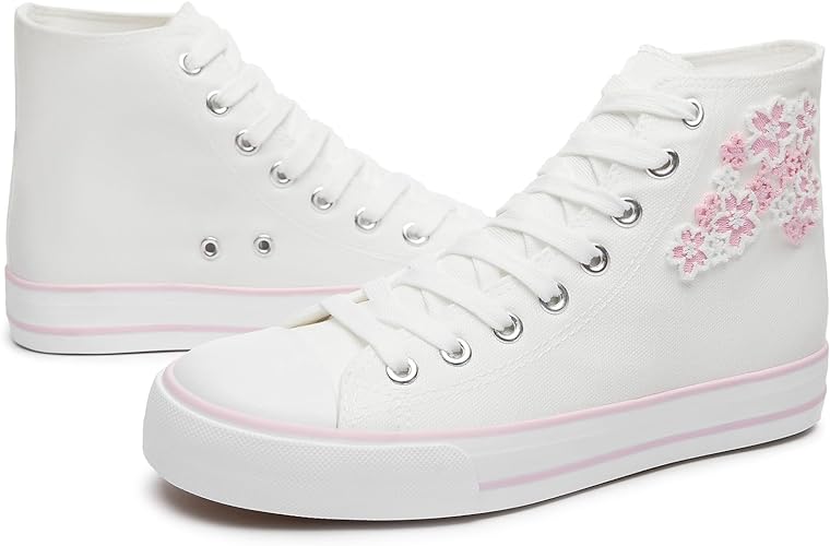 Photo 1 of Adokoo Womens Canvas Shoes Low Top Lace up Fashion Sneakers size-9 

