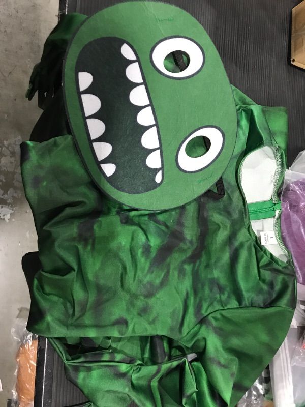 Photo 1 of Jumbo Josh Costume Kids Monster Cosplay Jumpsuit with Mask Horror Game Halloween Outfit for Kids Size L