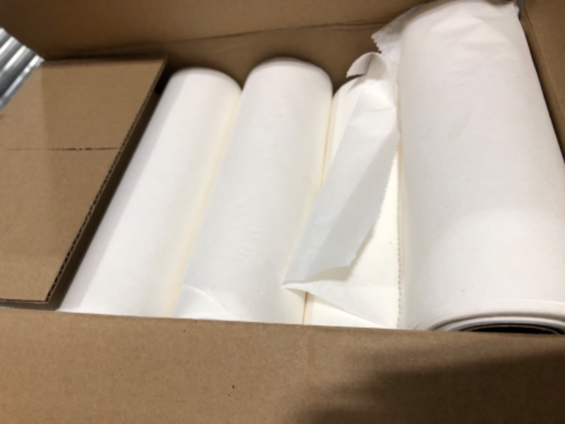 Photo 2 of  Headrest Paper Rolls, 25-Pack - 8.5" x 225' - Economy Smooth 13 Pound Paper - Disposable Face Cradle Surface Paper Spool for Medical, Exam and Chiropractic Tables