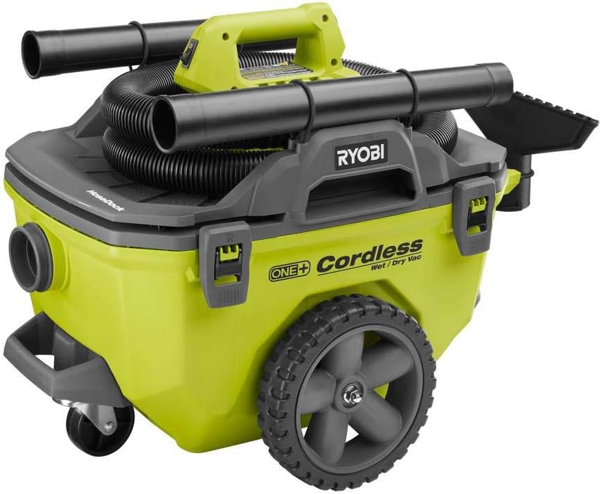 Photo 1 of Ryobi 18 Volt ONE+ 6 Gal. Cordless Wet/Dry Vacuum