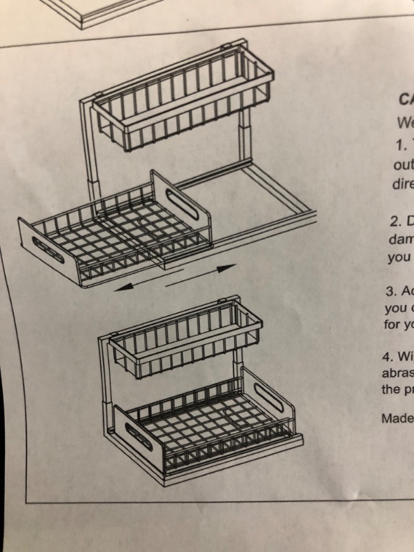 Photo 1 of 2 Tier Organizer Bathroom Storage Caddy