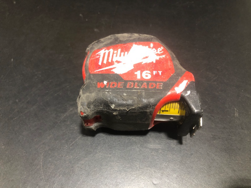 Photo 2 of 16 ft. x 1-5/16 in. Wide Blade Tape Measure with 16 ft. Reach