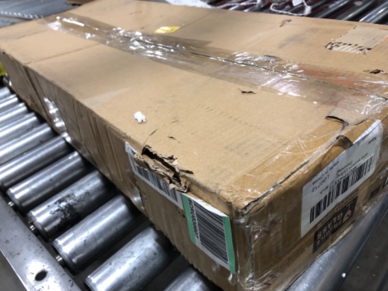 Photo 1 of XEMQENER Modern LED Ceiling Light, 80W Dimmable Flush Mount Ceiling Light with Remote Control, 3-Square Chandelier Ceiling Light Fixture for Dining Room Bedroom Living Room (Black) Black 43'' Black Rectangle-80W