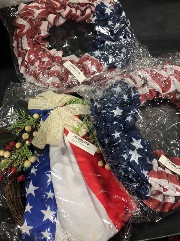 Photo 1 of 3 PATRIOTIC WREATHS