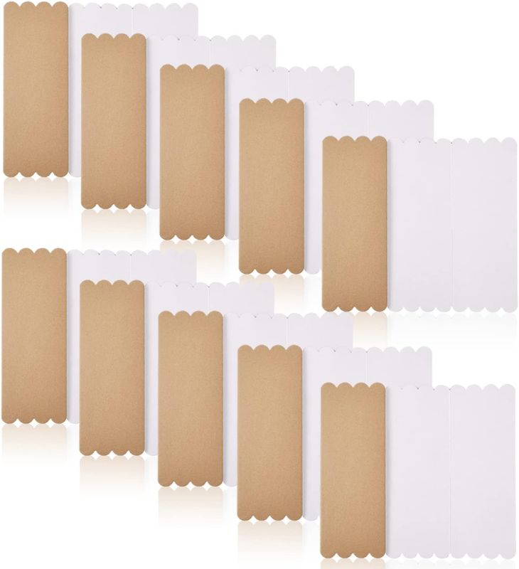 Photo 1 of 10 Pcs Tri Fold Display Board Poster Boards, Foldable White Corrugated Presentation Board Paperboard, Portable Display Cardboard School Science Fair Display Boards (16 x 24 Inch)
