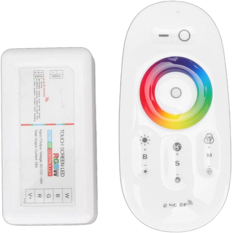 Photo 1 of 2.4G Wireless RF Touch Dimmer Switch 7 Color RGBW Dimming LED RGB Controller for Strip Light DC12 to 24V 