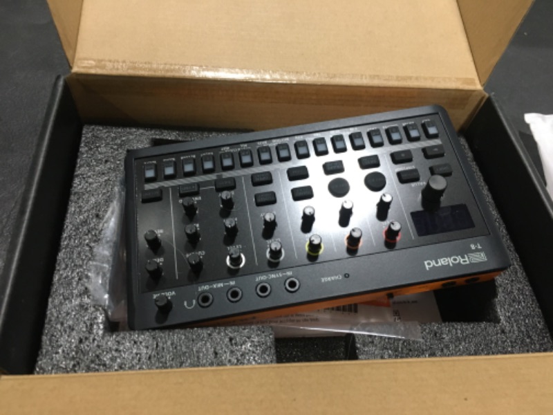 Photo 2 of Roland AIRA Compact T-8 Beat Ultra-Portable Bass Machine Sounds | TR-REC Drum Sequencer | Six Rhythm Tracks | Built-in Effects | USB and MIDI Connectivity