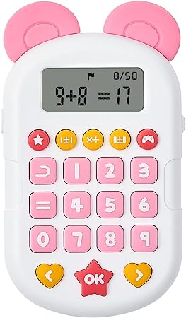 Photo 1 of Electronic Math Game for Kids Ages 4+, Addition, Subtraction, Multiplication & Division Learning Educational Toys, Gifts for Girls Boys 4 5 6 7 8 9 Years Old, Classroom Supply 