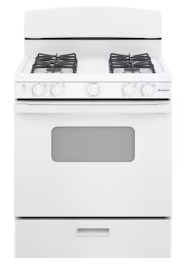 Photo 1 of Hotpoint 30-in 4 Burners 4.8-cu ft Freestanding Natural Gas Range (White)
