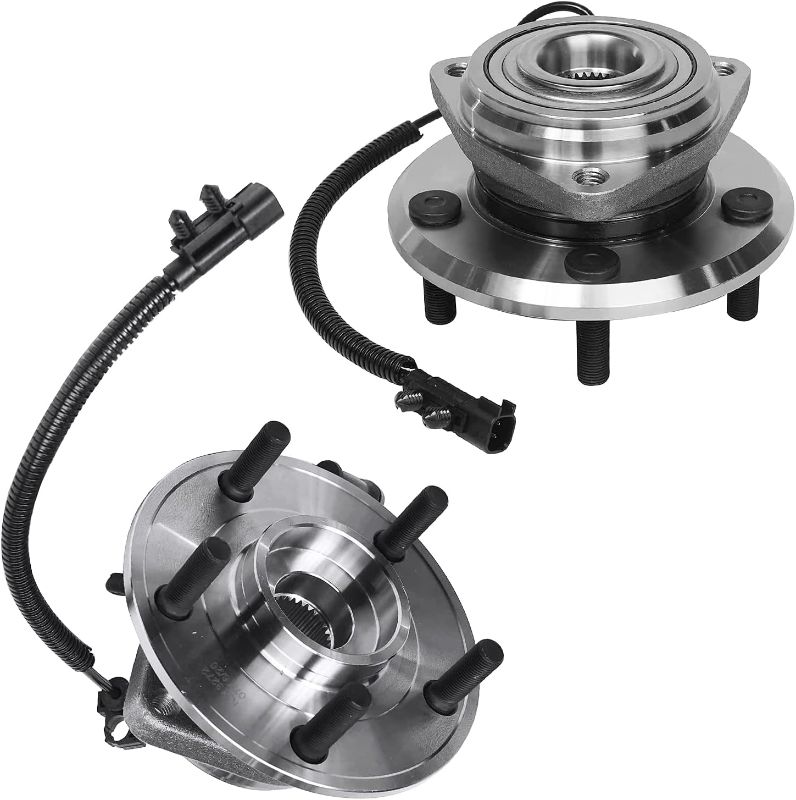 Photo 1 of 2 Front Wheel Bearing Hubs for 2007-2016 Jeep Wrangler [4-Wheel ABS], Replacement 2008 2009 2010 2011 2012 2013 2014 2015 Wrangler Wheel Bearing and Hubs Assembly Set