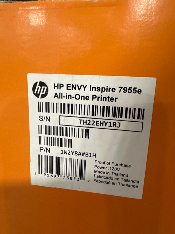 Photo 5 of HP Envy Inspire 7955e Wireless Color All-in-One Printer with Bonus 6 Months Instant Ink with HP+ (1W2Y8A)