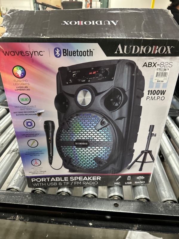 Photo 2 of Audiobox Portable 8" PA Speaker with Stand
