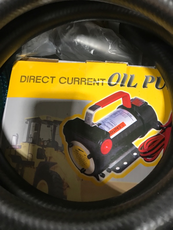 Photo 1 of Diesel Oil Fuel Transfer Pump Kit, 12V DC 11GPM Electric Self-Priming Fuel Pump with w/ Discharge Suction Hose & Nozzle, for Diesel Bio Kerosene Oil