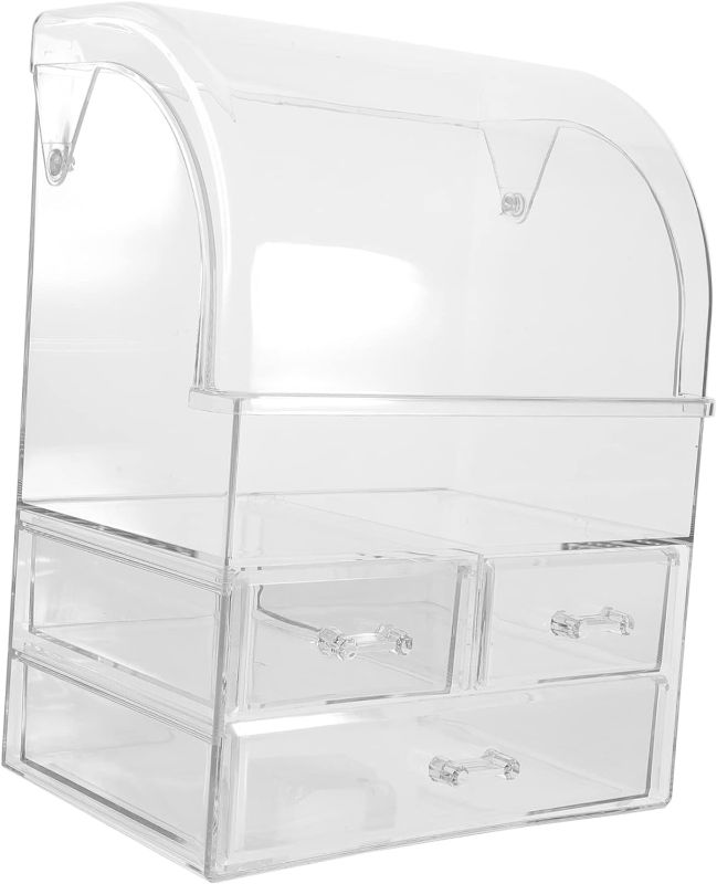 Photo 1 of  cosmetic locker acrylic cosmetic storage acrylic makeup acrylic cosmetic organizer jewelry organizer tray clear organizer drawers drawer organizer...
