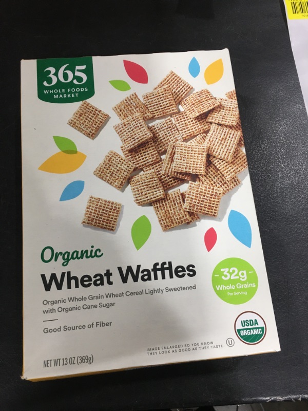 Photo 2 of 365 by Whole Foods Market, Organic Wheat Waffles Cereal, 13 Ounce