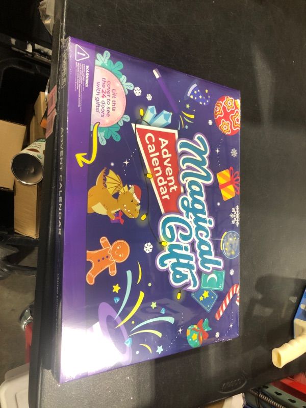 Photo 1 of Purple Ladybug Boys Advent Calendar 2023 with 24 Unique Magical Gifts - Kids Christmas Advent Calendar 2023 with Dinosaur, Cars, Fidget Toys, Crafts, & More - Fun Toy Advent Calendar 2023 for Children For Boys