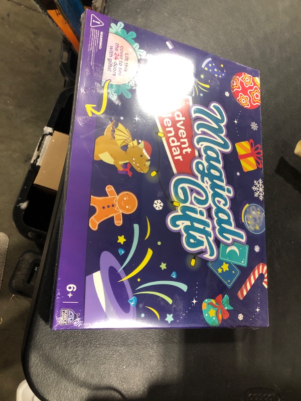 Photo 1 of Purple Ladybug Boys Advent Calendar 2023 with 24 Unique Magical Gifts - Kids Christmas Advent Calendar 2023 with Dinosaur, Cars, Fidget Toys, Crafts, & More - Fun Toy Advent Calendar 2023 for Children For Boys