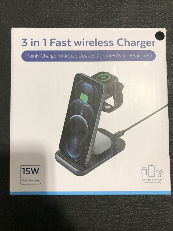 Photo 1 of 3 IN 1 FAST WIRELESS CHARGER. 