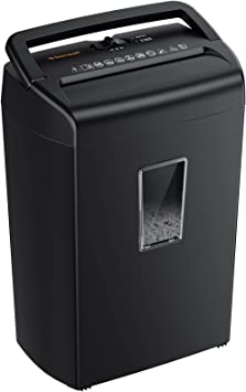 Photo 1 of Bonsaii 10-Sheet Cross Cut Paper Shredder, 5.5 Gal Home Office Heavy Duty Shredder for Credit Card, Staple, Clip with Transparent Window(C209-D)
PRIOR USE. POWERS ON. 