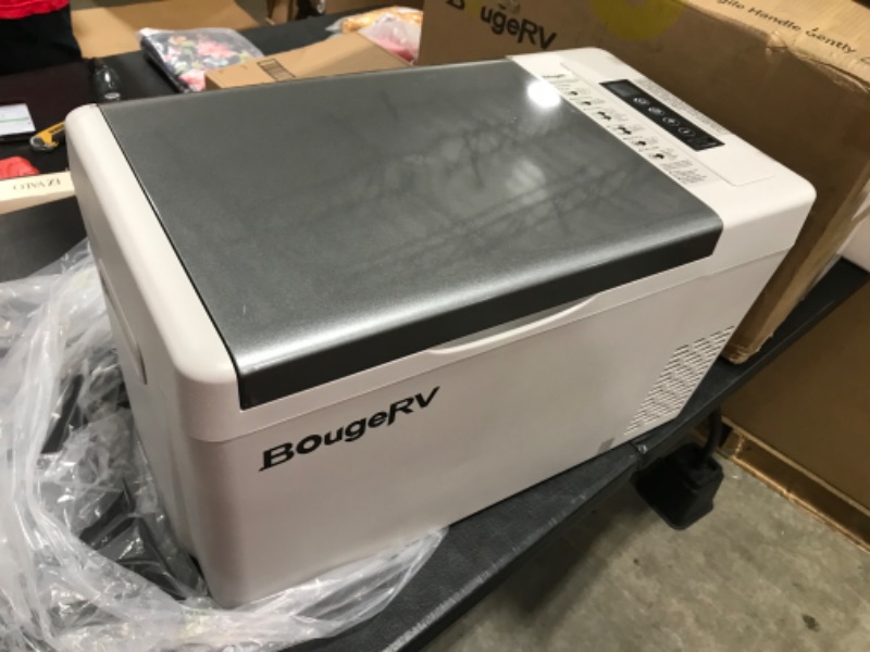 Photo 1 of BougeRV 12 Volt Refrigerator 12V Car Fridge 23 Quart Portable Freezer Compressor Cooler 12/24V DC 110~240 Volt AC for Truck Van RV Camper SUV Boat Travel Camping Road Trips Tailgating -7?~50?