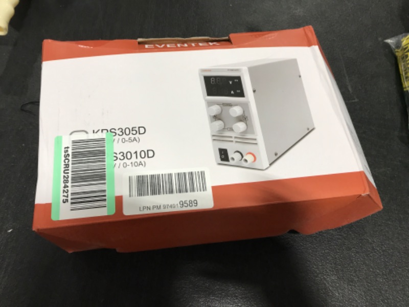 Photo 1 of DC Power Supply Adjustable (30V 10A), Eventek Variable Switching Regulated Digital Power Supply with Alligator Leads US Power Cord (30V 10A) 30V 10A Gray