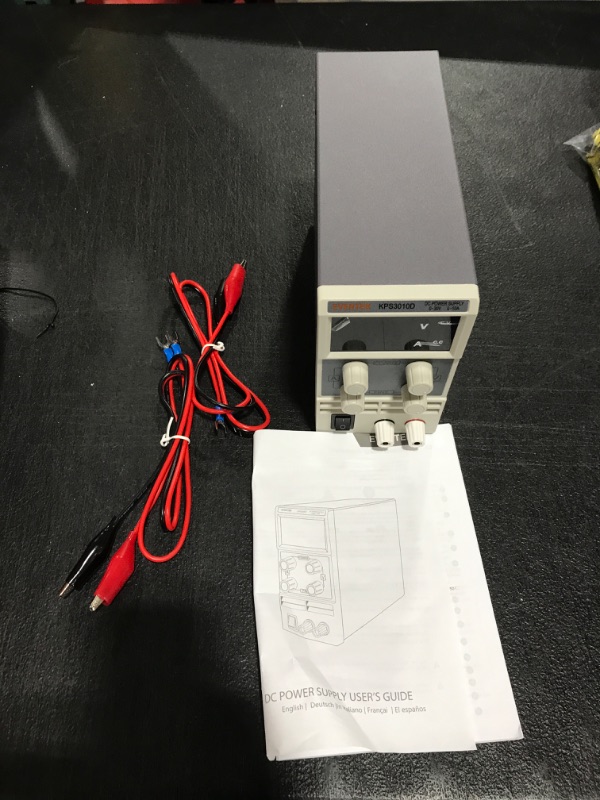 Photo 1 of DC Power Supply Adjustable (30V 10A), Eventek Variable Switching Regulated Digital Power Supply with Alligator Leads US Power Cord (30V 10A) 30V 10A Gray