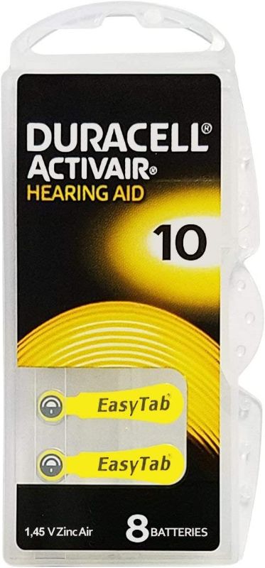 Photo 1 of Duracell Hearing Aid 10 Batteries, 8-Count --- EXP 09-2026
 