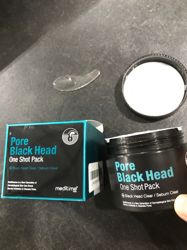 Photo 2 of Meditime Pore Blackhead One Shot, Blackhead Remover Mask for Women and Men | Caly Mask for Inner Tight Blackhead Deep Cleansing, Sebum Remover, Clogged Pores | Blackhead Face Wash Off Type (3.53oz)