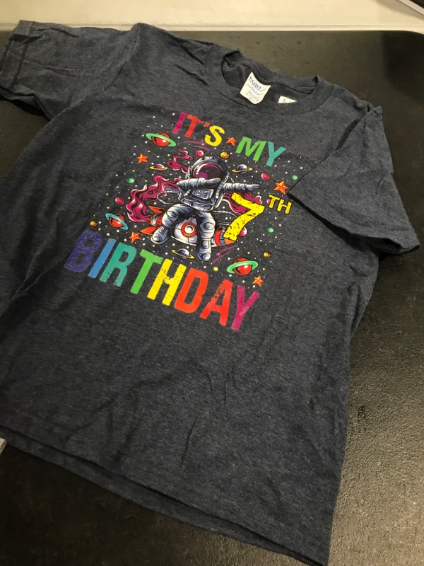 Photo 1 of 7TH BIRTHDAY TSHIRT SIZE SMALL