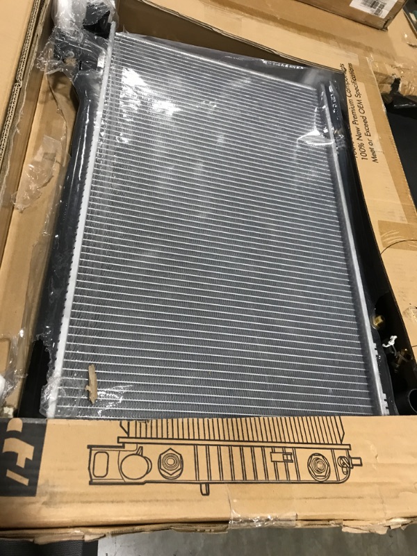 Photo 2 of A-Premium Engine Coolant Radiator with Transmission Oil Cooler Compatible with Infiniti G35 2003-2004 V6 3.5L, Automatic Trans. Replace# 8012455, 21460AQ8