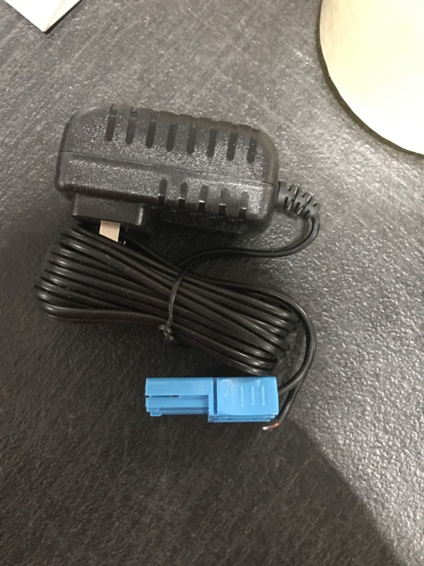 Photo 2 of 12V Battery Charger for Kid Trax Ride On Car,12 Volt Charger for Dodge Ram 3500 Beetle Mini Rideammales Scout Disney Mickey Minnie Mouse Coupe with Small Blue Plug