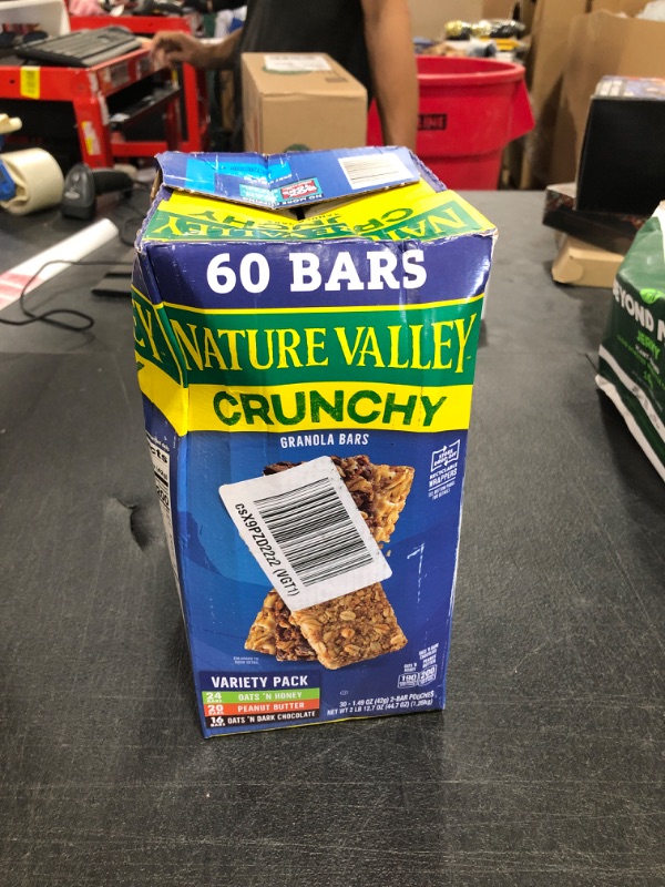 Photo 2 of Nature Valley Granola Bars Variety Pack, 30 Pouches, 2 Bars per Pouch = 60 Bars ( EXP: 10/12/2023) 