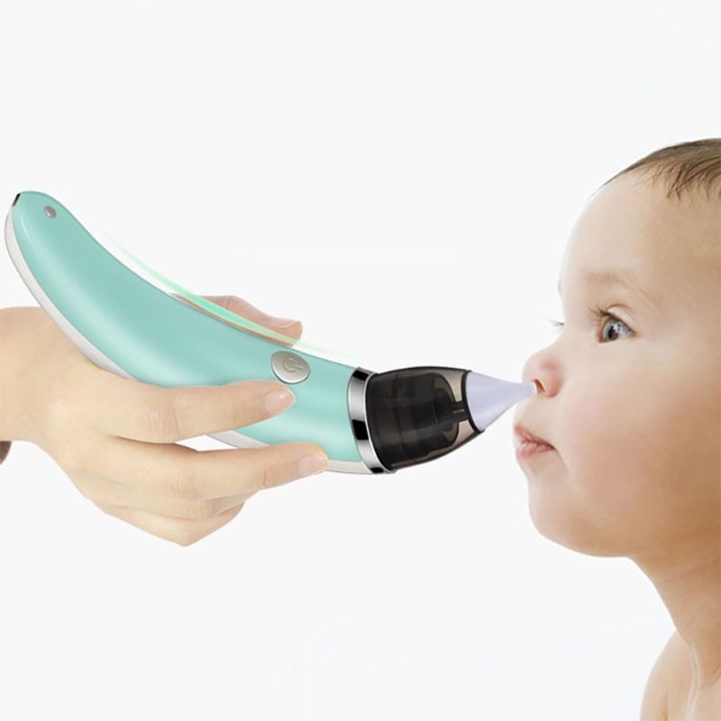 Photo 1 of Baby Nasal Aspirator Electric Nose Cleaner Sniffling Equipment for Children Clear stuffy noses Quickly & Gently. Electric Nasal Aspirator for All Ages- Green